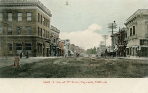 A View of B Street, Hayward, California       